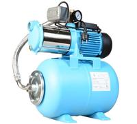 Pompe à Eau MAX-H 1300 avec Réservoir 24L - Pompe d’arrosage de Jardin (1300 W, 5520 l/h, hauteur max. 55 m) - Groupe de Surpression Set - Réservoir à Vessie Sous Pression 24 L - pour Eaux Claires