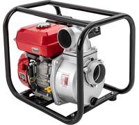 Pompe à eau - Moteur à essence 7,5 CV - Débit 60 m³/h - Refroidissement par air - Pour l'irrigation des champs et jardins - Rouge
