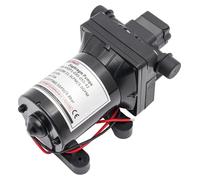 Pompe à eau - Pompe à membrane - 12 V - Auto-amorçante - Électrique - Transfert d'eau - Pour l'agriculture et la maison - Résistante à la corrosion - Noire