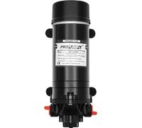 Pompe à eau - Pompe à membrane - 220 V - Auto-amorçante - 160 PSI - 5,5 l/min - Prise UE - Pour camping-car/caravane/bateau - Noir