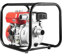 Pompe à eau - Pompe de jardin à essence 4 temps - 7,5 CV - Raccord 5,08 cm - Tuyau 7,5 m - 3600 tr/min - Démarrage manuel - Pour l'irrigation/les eaux usées