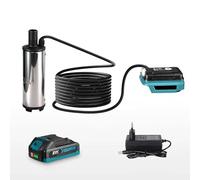 Pompe à eau portable pour batterie au lithium Makita 18 V, pompe de transfert 21 V avec câble de 5 m, pompe à eau électrique pour piscines, aquariums, fontaines, étangs et jeux d'eau (1500 mAh