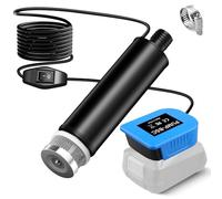 Pompe à eau portable pour batterie Bosch 18 V Home and Garden PBA 120 W, 12 V, pompe de transfert d'eau électrique pour jardin, jacuzzi, réservoir, piscine, bassins, aquariums