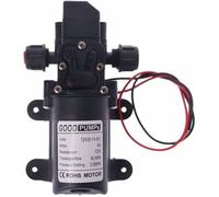 Pompe à eau pour camping-car 12 V DC 12 V 60 W 130 pi 6 L/min Pompe à eau haute pression Pompe d'amorçage à membrane Pompe à eau
