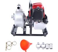 Pompe à eau pour moteur à essence, 4 temps, 38cc. Pompe à eau de 1,2 kW, débit de 8000 litres/heure, hauteur de refoulement de 30 mètres. Pompe de jardin, pompe pour eaux sales, pompe de transfert d'e