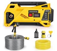 Pompe à eau sans fil pour Dewalt 20V (sans batterie) | 80W, pompe auto-amorçante, portable, tuyau 10m sortie, 3m entrée, pistolet, affichage, pour irrigation