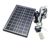 Pompe à eau solaire 12V, Circulation d'étang à poissons, Filtration d'oxygène, pompes Submersibles pour réservoir d'eau d'aquarium extérieur A