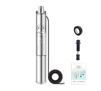 Pompe à Eau Solaire, Basse Pression, Submersible, 3SP2-65-D24-370BI