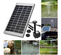 Pompe à eau solaire, débit de 500L/h, hauteur de pulvérisation de 60cm, alimentée par énergie solaire,
