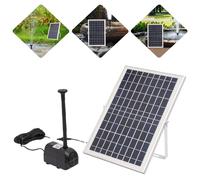 Pompe à eau solaire, haute efficacité, noire