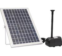 Pompe à eau solaire, haute efficacité, noire
