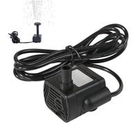 Pompe à eau solaire mini pompe de fontaine solaire Pompe solaire calme avec conduite d'eau de 1m Distance de pulvérisation 1,5 m