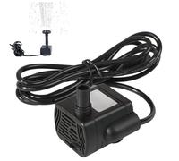 Pompe à eau solaire mini pompe de fontaine solaire Pompe solaire calme avec ligne de 1,5 m pour l'eau Caractéristique du jardin Pompe à étang flottante Distance de pulvérisation 1,5 m pour aquarium s