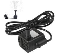 Pompe à eau solaire, mini pompe de fontaine solaire silencieuse avec ligne de 1, 5 m, pour bassin flottant jardin