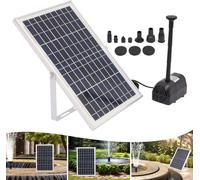 Pompe à eau solaire - Pompe de puits immergée - 17 V DC - 10 W - Entraînement direct - Sans batterie/fiche - Portable