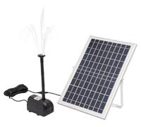 Pompe à eau solaire pour fontaine, débit maximal 1000L/h, 200cm de colonne d'eau, 17V