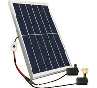 Pompe à eau solaire, puissance 3W, hauteur de refoulement 2,5M, débit 480L/H, avec interrupteur