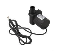 Pompe à eau submersible CC sans balais 24 V - Fonctionnement silencieux - Pour bassin de jardin, fontaine, aquarium - Couleur noire - Corps en nylon Pa66 - Indice d'étanchéité IPX8 - Débit de 750 lh à