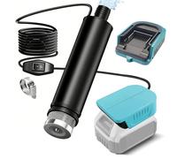 Pompe à eau Submersible sans Fil Compatible Batterie Makita 18V, Pompe de Transfert D'eau Débit élevé, étanche IPX8, Idéale pour Piscine, étang, Arrosage Jardin et Vidange Cave (Batterie Non Incluse)