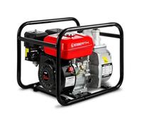 Pompe à eau EBERTH 5,5 CV avec 30.000l/h et 30m de hauteur de refoulement, raccord 2 pouces, pompe de jardin pour eaux sales avec moteur 4 temps et 7m de hauteur d'aspiration