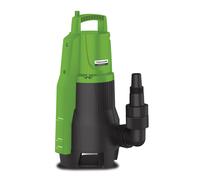 Pompe à eaux chargées - Boîtier plastique robuste - Capacité 13980 l/h - Taille de grain 30 mm - 0,75 kW 230 V Cleancraft SDWP 7514A