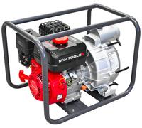 Pompe à eaux usées motopompe thermique essence 50.000 L/h 7 CH raccord 3 hauteur de refoulement 20 m MW Tools WP5000SL