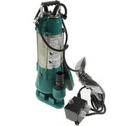 Pompe à eaux usées, pompe à matières fécales, avec lame de coupe, pompe submersible, INOX, 7200 l/h, modèle v370