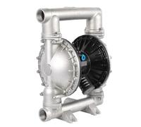 Pompe à engrenages hydraulique 2 pouces en acier inoxydable, actionnée par air comprimé, for le transfert d'eau, d'huile, de lotion et d'acide, pompe double membrane