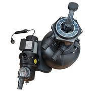 Pompe à filtre à sable à serpentin pour piscines Bestway Intex. Capacité : 8 500 l/h, auto-amorçante.