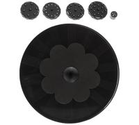 Pompe à Fontaine Flottante Solaire pour Bassin, 7v 1,5w Noir | Silicium Monocristallin et Plastique, Débit 200l/h, Jet 55cm, pour Bain D’oiseaux et Jardin