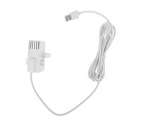 Pompe à Fontaine pour Animaux Silencieuse USB 5V, Plastique Blanc | Surface Lisse sans Bavure, Fonctionnement Discret, Remplacement Facile, pour Aquarium et Bassin à Oiseaux
