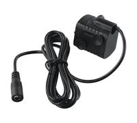 Pompe à Fontaine Solaire, DC 12V pour Mini Pompe de Fontaine Solaire, Remplacement avec Câble de 1,5 m, Pompe Submersible Puissante et Polyvalente pour Aquariums, Étangs et Jardins (DC 12V)