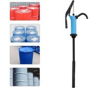 Pompe à fûts - Manuelle - Pour fûts de 19-208 l - Manivelle/levier manuel - Pour stations-service et chantiers - Bleu