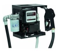 Pompe à gasoil 230V 50 l/min avec pistolet automatique/volucompteur/filtre - station murale STILKER - 56130