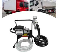 Pompe à gasoil, pompe à carburant électrique auto-amorçante, 375 W 50 Hz 220 V, 2400 l/h, fiche EU, argent