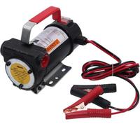 Pompe à gasoil - Pompe de transfert carburant et huile - 12V 175W - Auto-amorçante - 40 l/min - Pour voiture/camion - Noir
