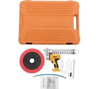 Pompe à graisse électrique - Pistolet graisseur à batterie - Capacité 900 ml - Pour véhicules et machines - Jaune
