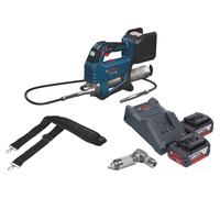 Pompe à graisse sans fil Bosch GFP 18V-10 18 V 10 000 psi + 2 batteries 4,0 Ah + chargeur