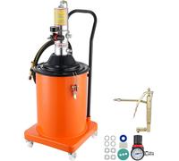 Pompe à graisse SucceBuy, 5 gallons (20 l). À air comprimé, avec un tuyau de 4 m et une pompe à graisse. Pompe pneumatique pour seau à graisse avec roulettes. Portable, rapport de pression de 50:1 pou