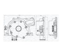 Pompe à huile MAGNETI MARELLI 351516000161