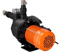 Pompe à jet pour puits peu profonds, 1 300 W, 230 V, débit maximal de 4 800 l/h, pompe à jet de jardin en PP avec une hauteur d'aspiration de 8 m, protection thermique, conforme aux normes européennes