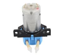Pompe à liquide péristaltique 12 V CC Mini pompe de tuyau de dosage multifonctionnelle de jardin pour le traitement de l'eau de laboratoire Noir Bleu en option (Bleue)