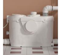 Pompe à macérateur, moteur en cuivre, levage vertical de 7 m, 4 ports | Grinder Upflush Système d'égout pour toilettes, douche et évier de cuisine, pompe puissante d'évacuation des eaux usées de