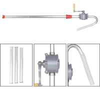 Pompe à main en aluminium avec levier rotatif, pompe à carburant pour garage et réservoir