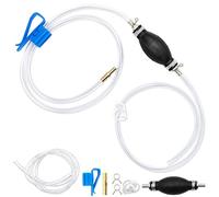 Pompe à Main Essence,avec Tuyau de Siphon Portable 2m | Pompe de Transfert 8 mm,Refoulement Carburant Portable