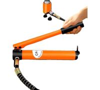 Pompe à main hydraulique, capacité de charge de 20T, pression maximale de 70Mpa, réserve d'huile de 350CC, vitesse basse pression de 2L/s, hauteur de levage de 155mm