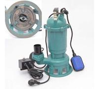 Pompe à matières fécales CTR750, pompe submersible pour eaux usées, 750W - 18000 litres/heure, avec lame de coupe