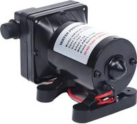 pompe à membrane 12V, débit 3 GPM, régulation de pression réglable, EU, 12V, noir