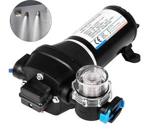 Pompe à membrane à pression d'eau, pompe à eau à membrane haute pression 12 V FL-40, pompe à eau auto-amorçante automatique 40 PSI, pompe à membrane pour pulvérisateur brumisateur 17 L/MIN pour carava
