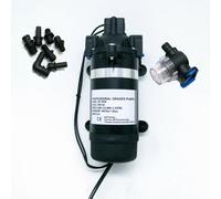 Pompe à membrane haute pression DP-160M 220 V 11 bar 5,5 l/min | Charge maximale : 160 psi, longueur du câble 1,9 m, auto-amorçage et fonctionnement à sec, pour pulvérisateurs haute pression